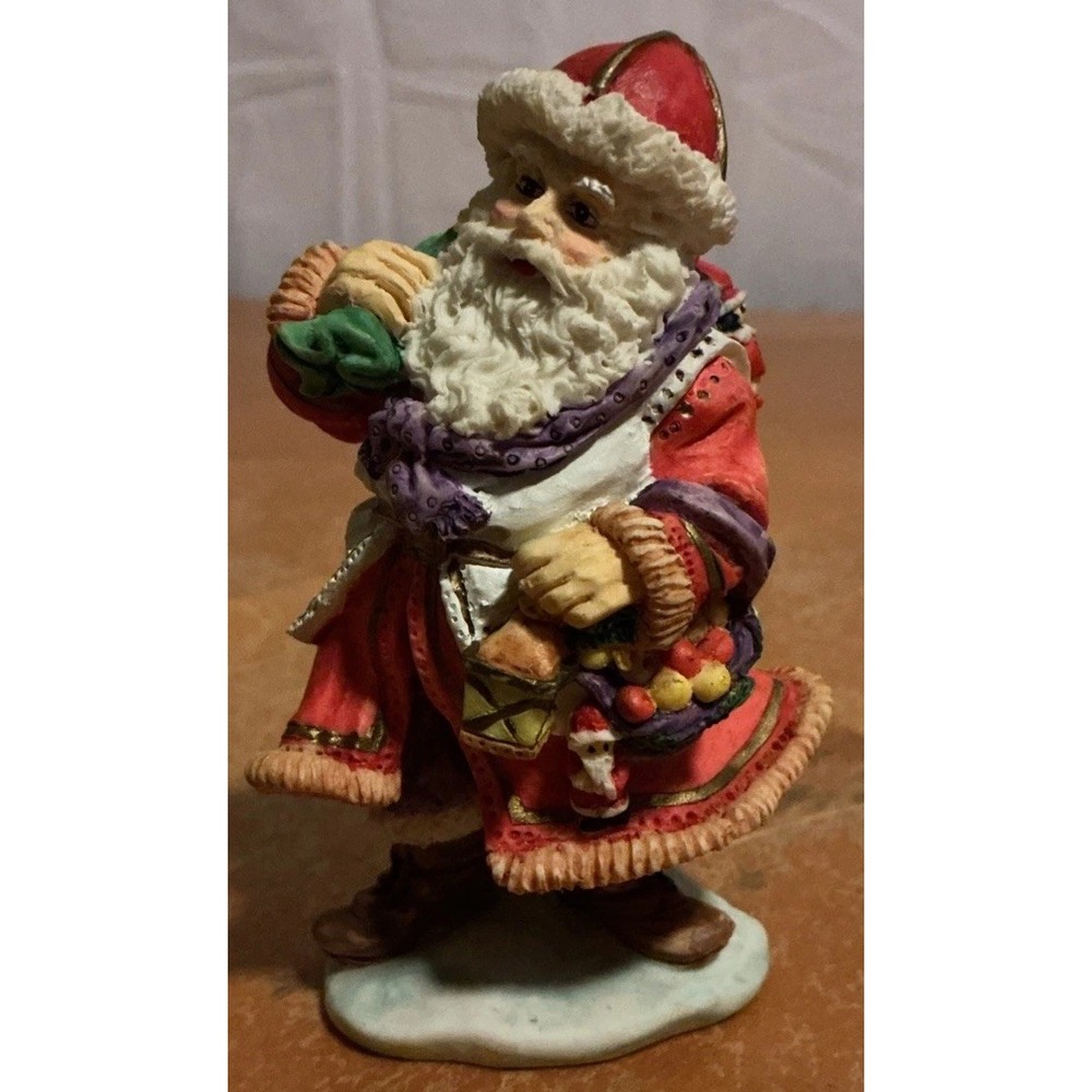1994 Bronson Collectibles "Old World Santas" Scandinavian Woodland Elf Figurines